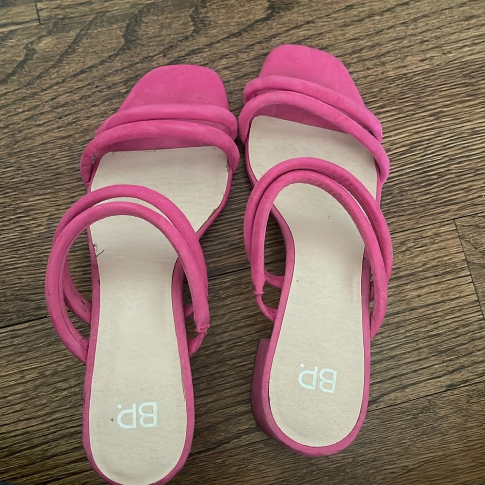 Pink sandals